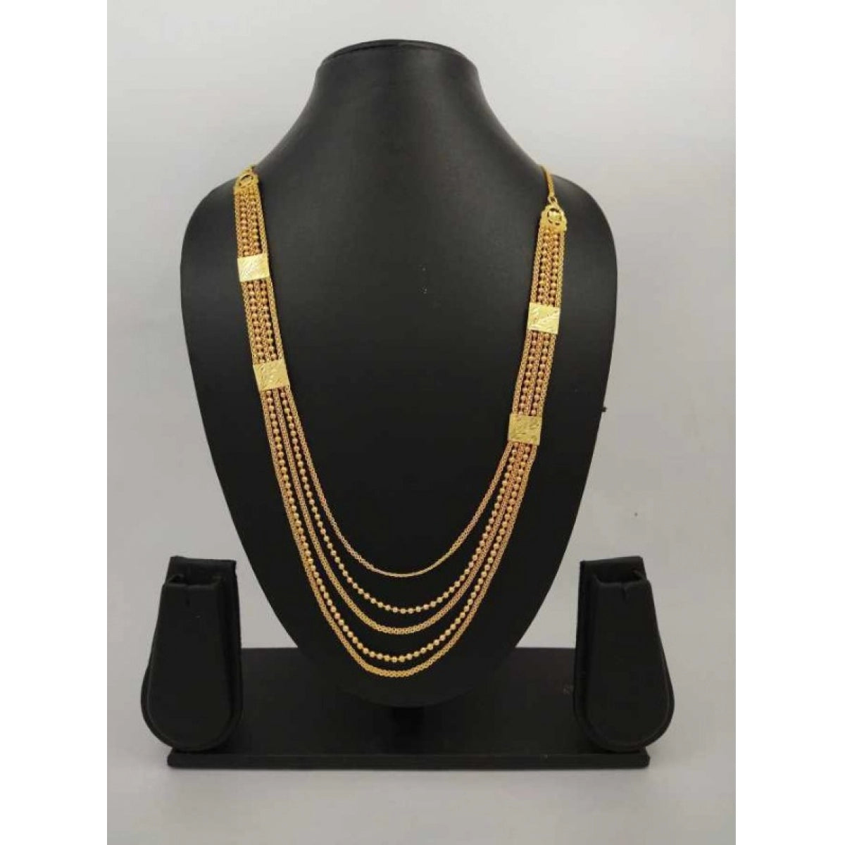 Radiant Layers: Women's Multi-Layer Long Chain Necklace