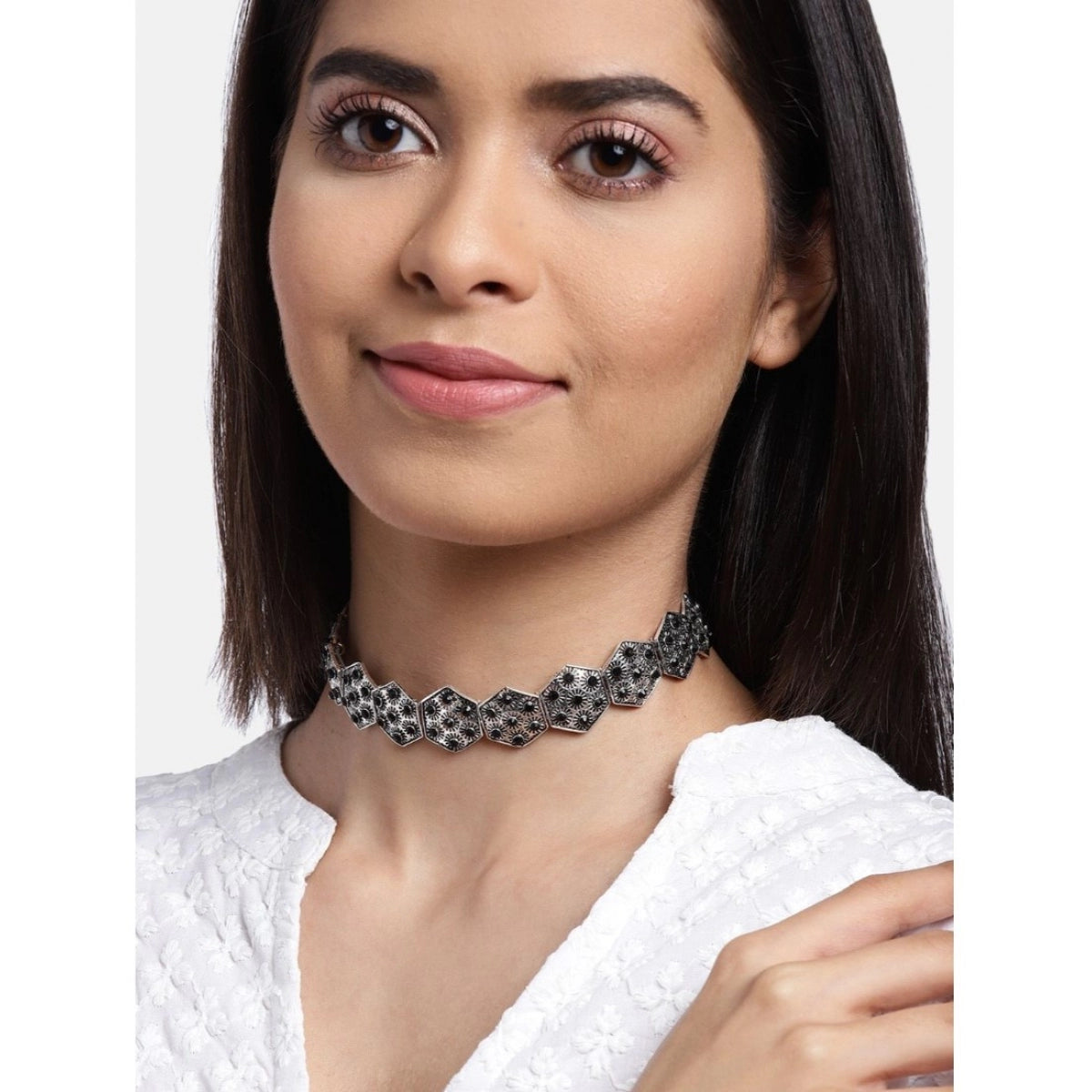 Women's Rose Gold Plated Alloy Choker