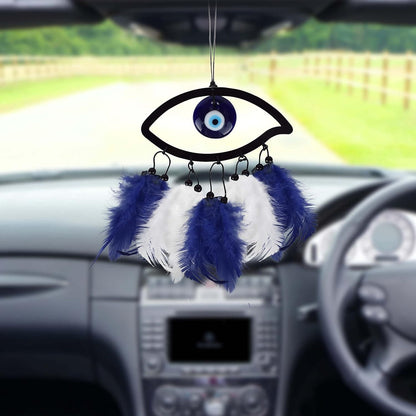 Evil Eye Dream Catcher Home or Car Decor